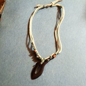 Natural Beaded Adjustable Necklace